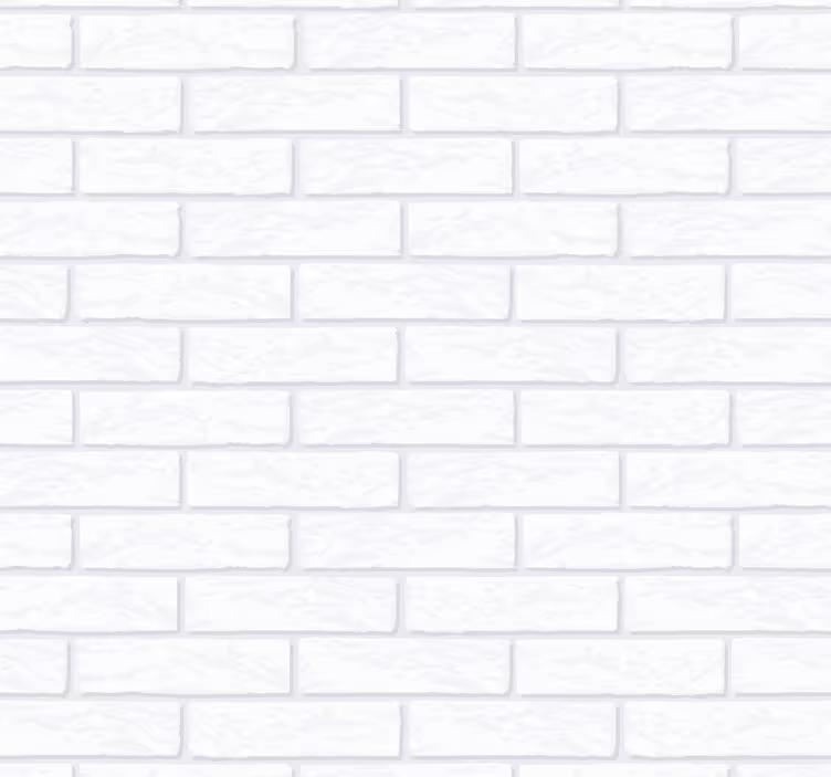 White brick pattern kitchen wallpaper - TenStickers