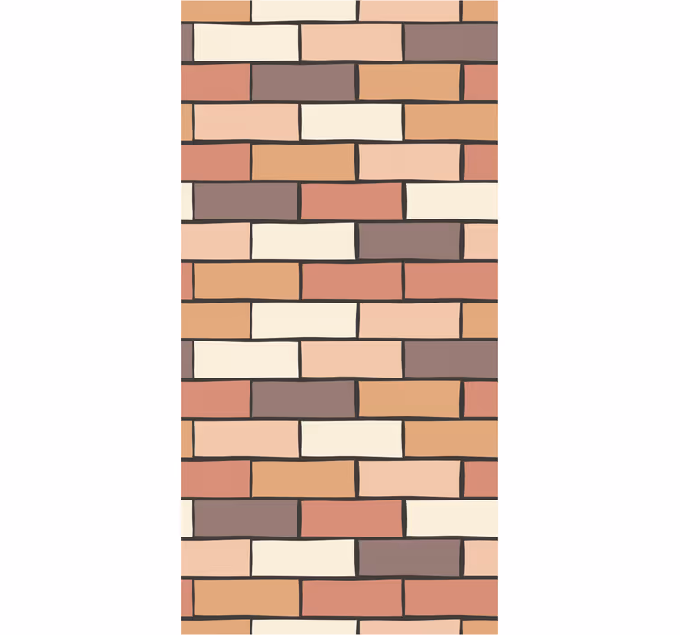 Brick wallpaper brick pattern design - TenStickers
