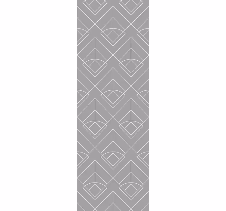 Geometric wallpaper in geometric linework design - TenStickers