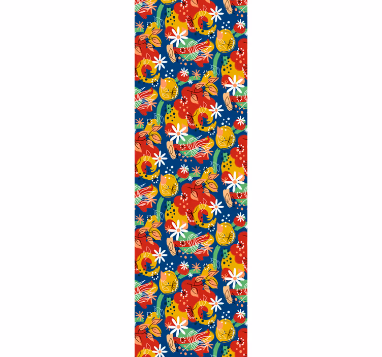Fruity Splash abstract wallpaper - TenStickers