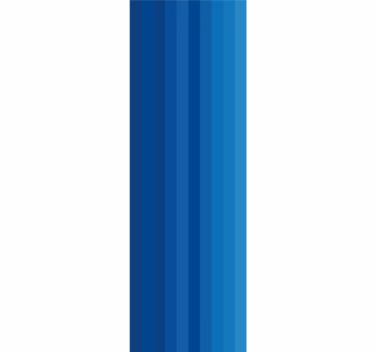 Horizontal striped wallpaper blue striped pattern - TenStickers