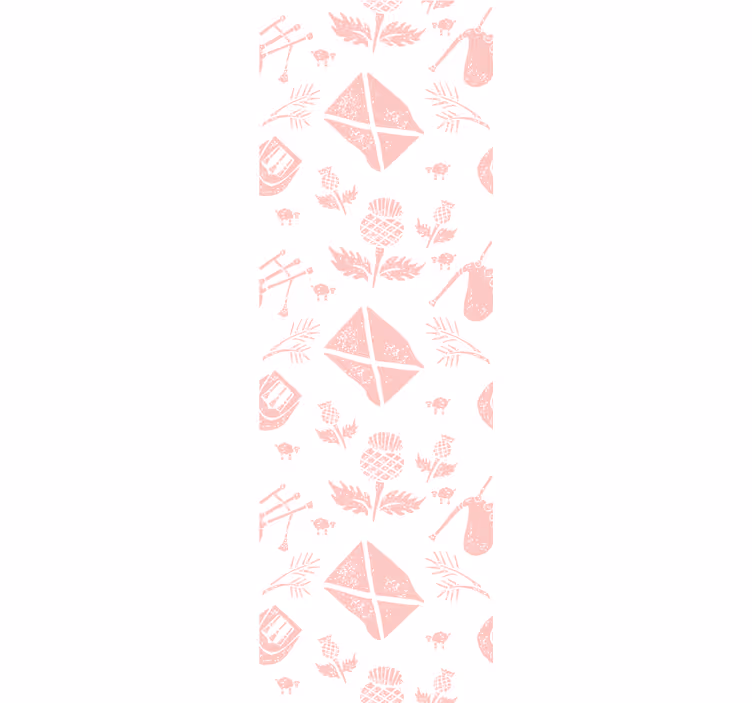 Geometric Botanicals ornamental wallpaper - TenStickers