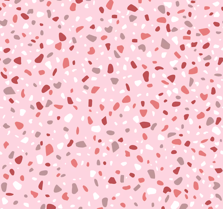 Terrazzo Textured polka dot wallpaper - TenStickers