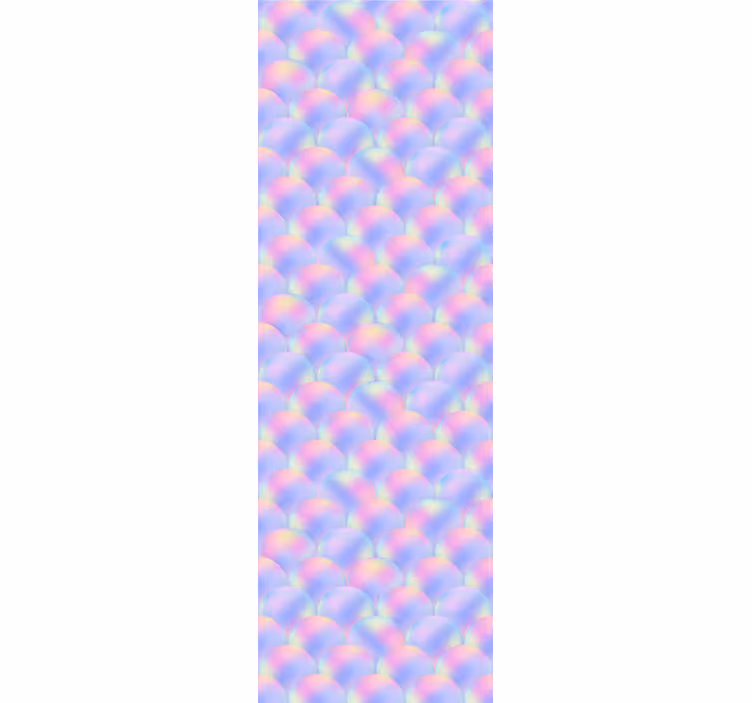 Multicolor mermaid scales children wallpaper - TenStickers