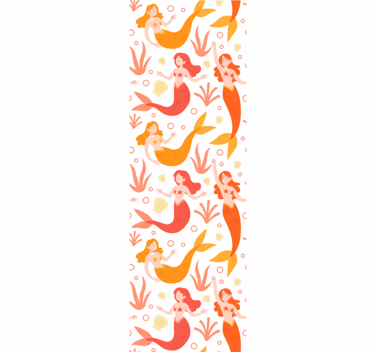 Mythical Sea Dancers butterfly wallpaper - TenStickers