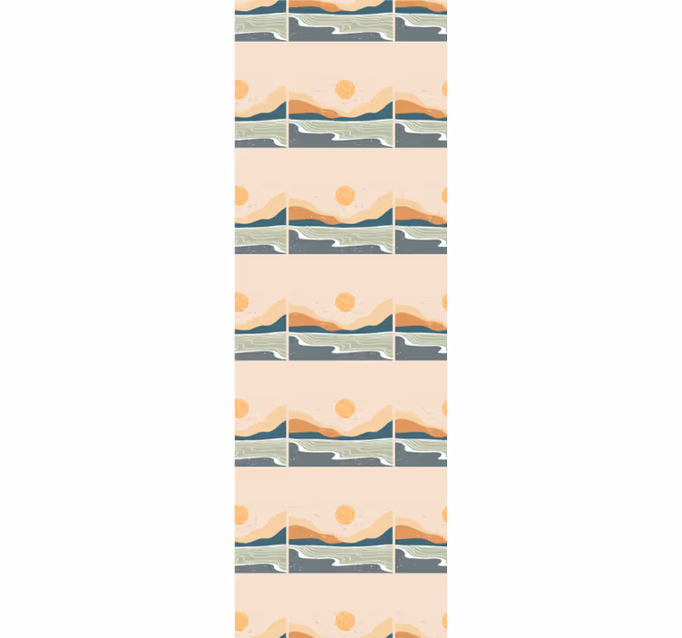 Conceptual Terrain landscape wallpaper - TenStickers