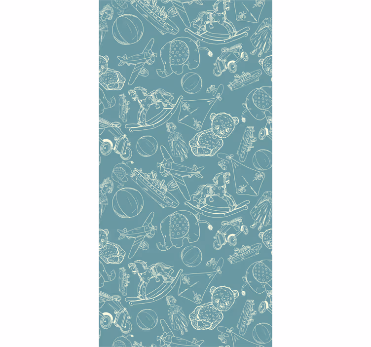 Playful Childhood Imagery Kids wallpaper - TenStickers