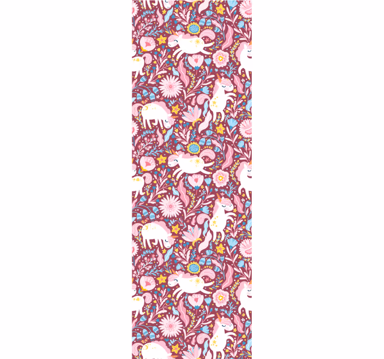 Playful Alpaca Motif animal wallpaper - TenStickers