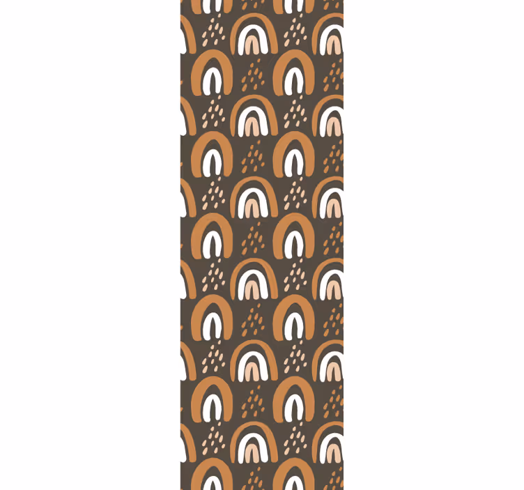 Geometric wallpaper geometric arc design - TenStickers