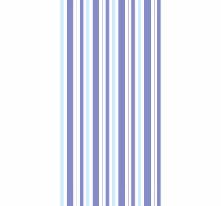 Horizontal striped wallpaper striped wall detail - TenStickers