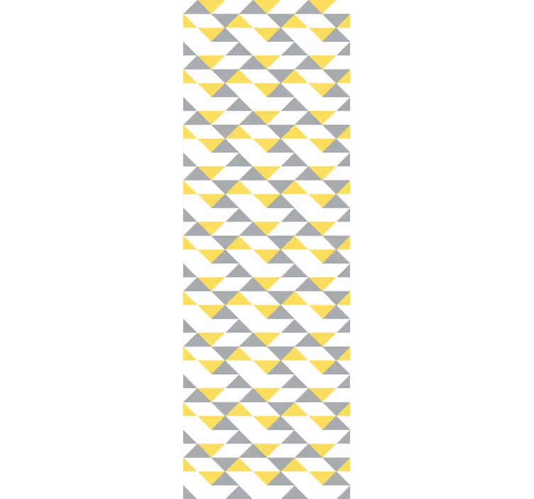 Triangular Geometry geometric wallpaper - TenStickers