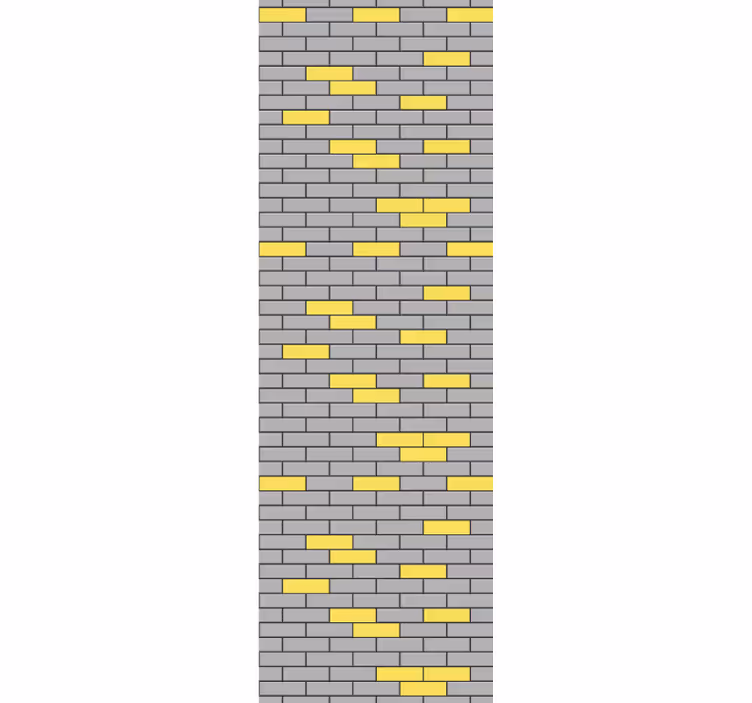 Contrasting Brickwork brick Wallpaper - TenStickers