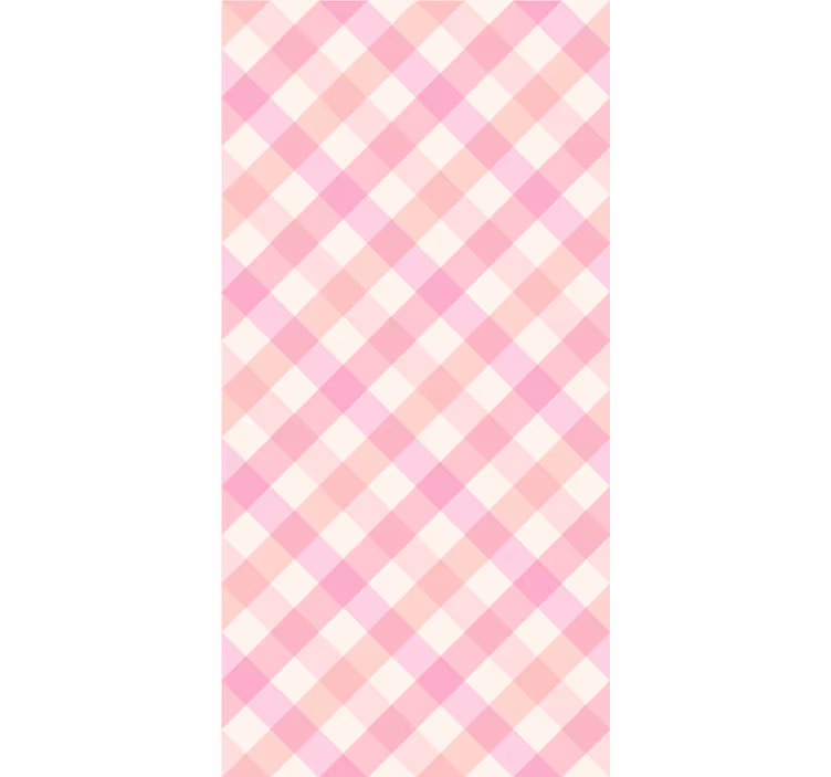 Checkered Pastel square wallpaper - TenStickers
