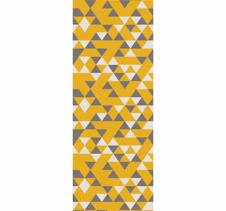 Abstract Triangle Collection geometric wallpaper - TenStickers