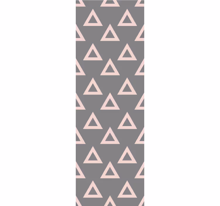 Triangular Motifs geometric wallpaper - TenStickers