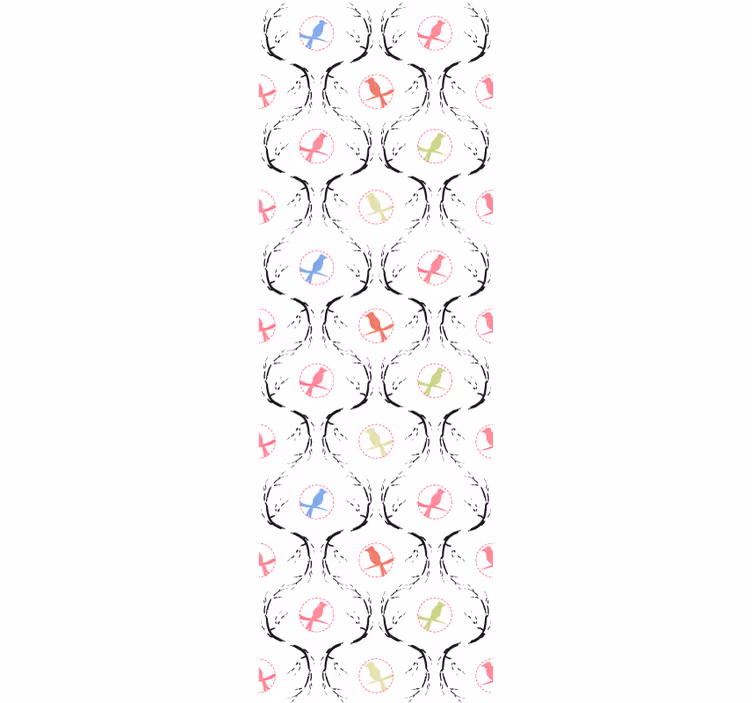 Master bedroom wallpaper peaceful branches - TenStickers
