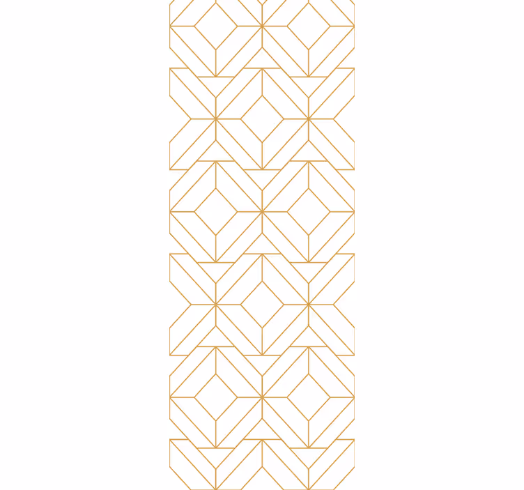 Cubic Geometrics geometric wallpaper - TenStickers