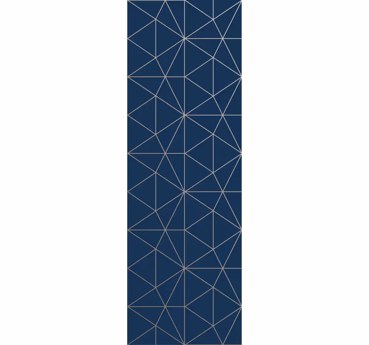 Geometric wallpaper with line pattern design - TenStickers