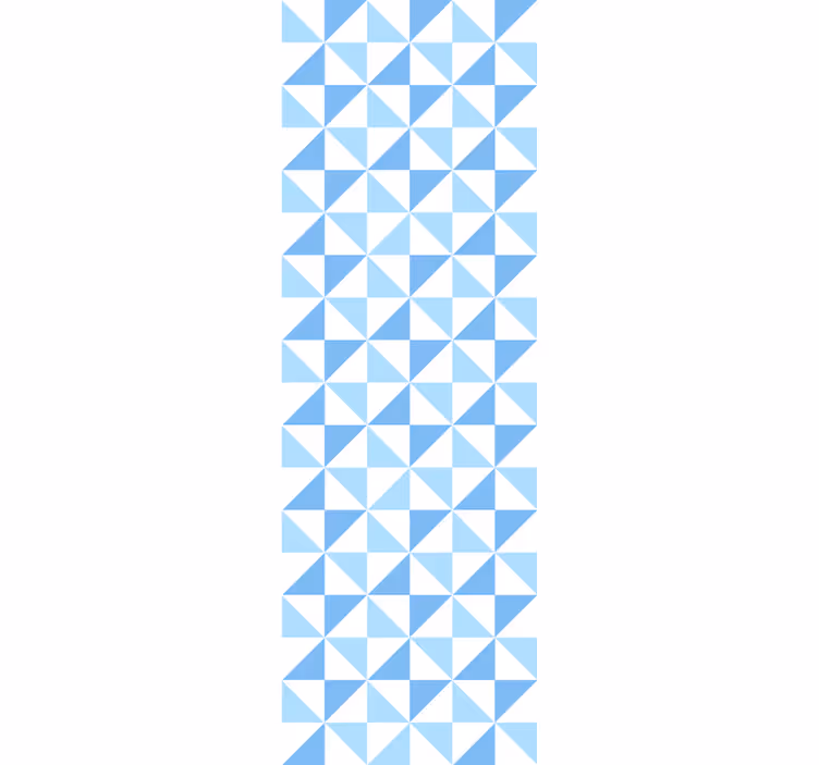 Geometric wallpaper triangular design - TenStickers
