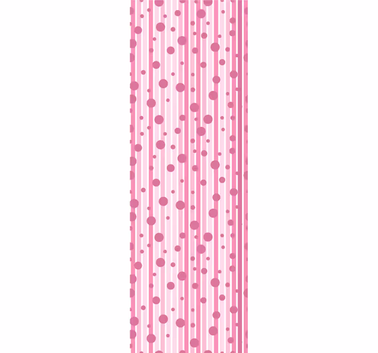 Striped Dot Pattern polka dot wallpaper - TenStickers