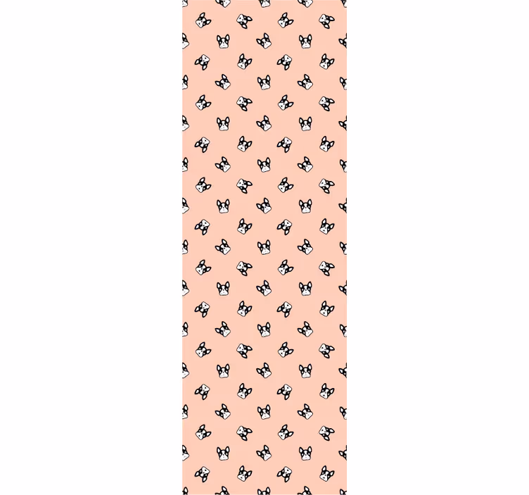 Canine Pattern Charm dogs wallpaper - TenStickers