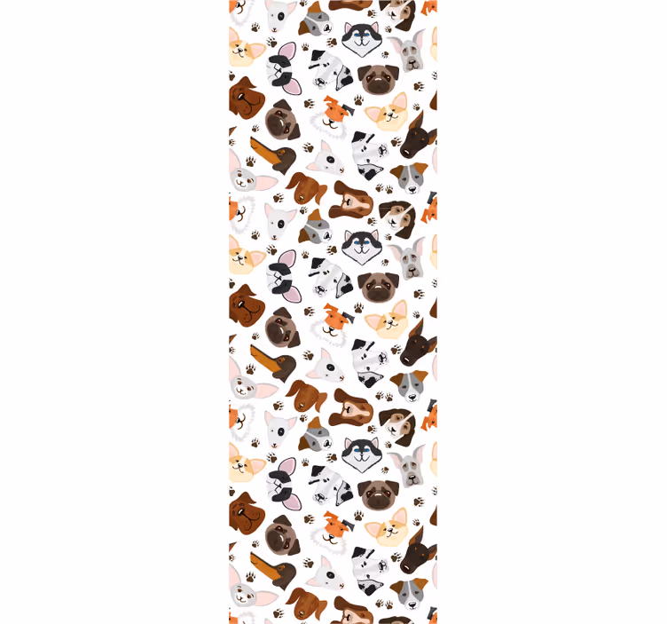 Canine Collection dogs wallpaper - TenStickers