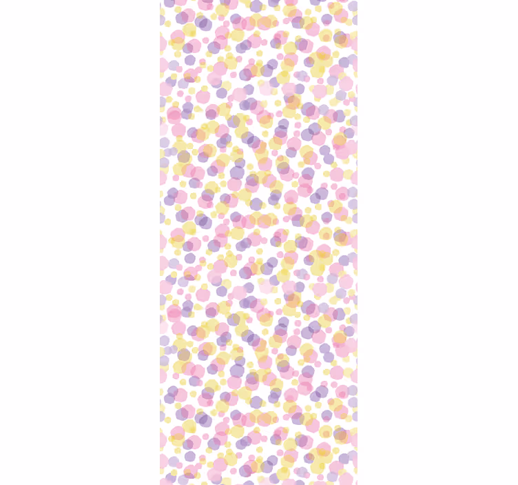 Multicolor Dots polka dot wallpaper - TenStickers