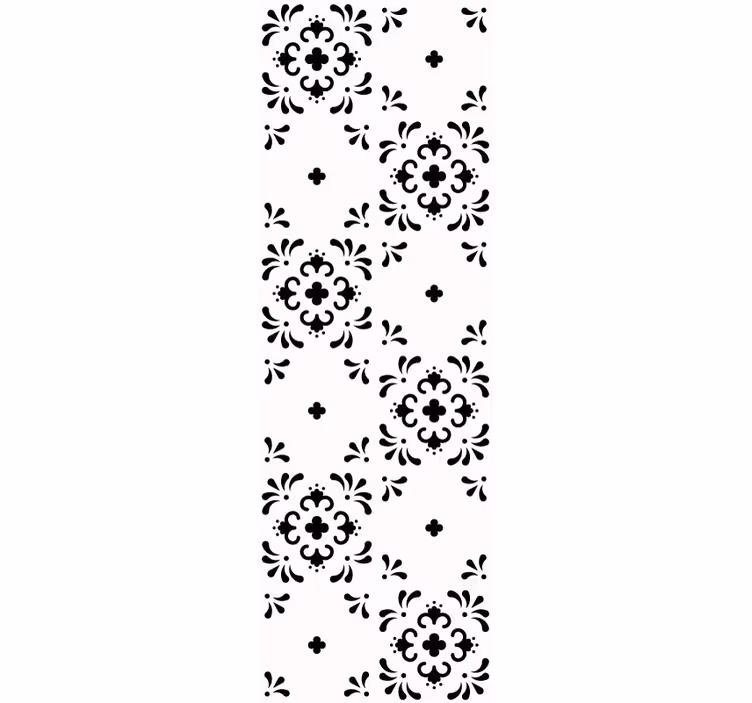 Floral Ornament ornamental flower wallpaper - TenStickers