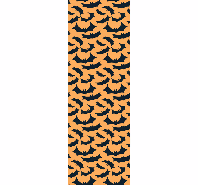 Halloween wallpaper halloween bats pattern - TenStickers