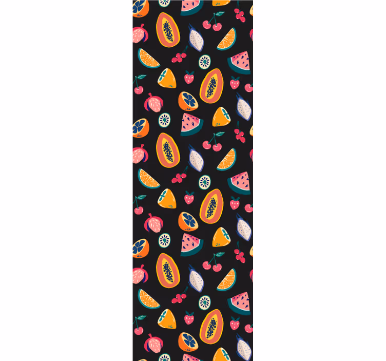 Fruity Patterns kitchen wallpaper - TenStickers