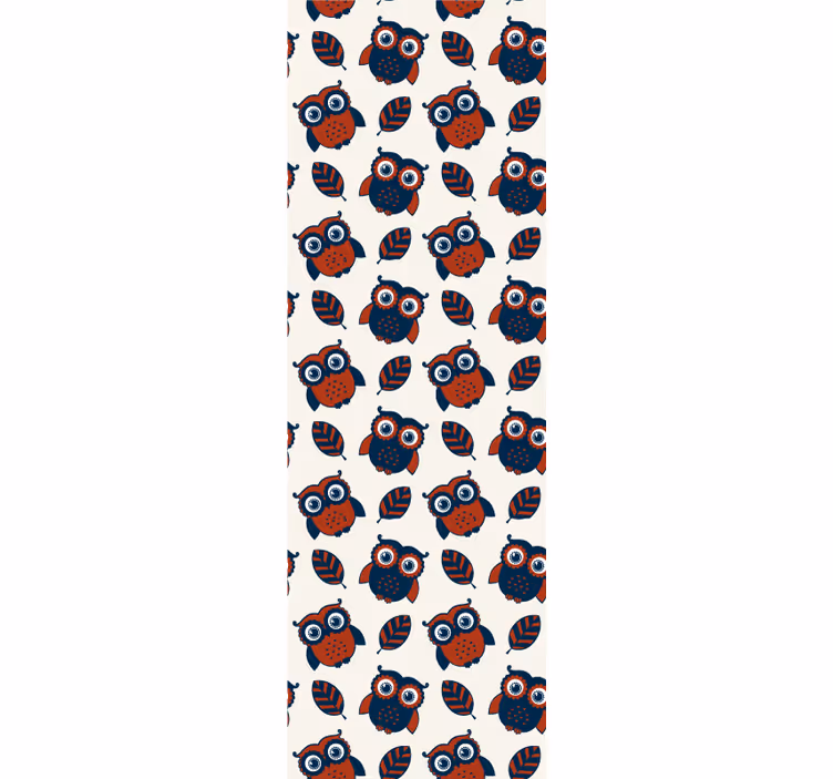 Owl Pattern Design animal wallpaper - TenStickers