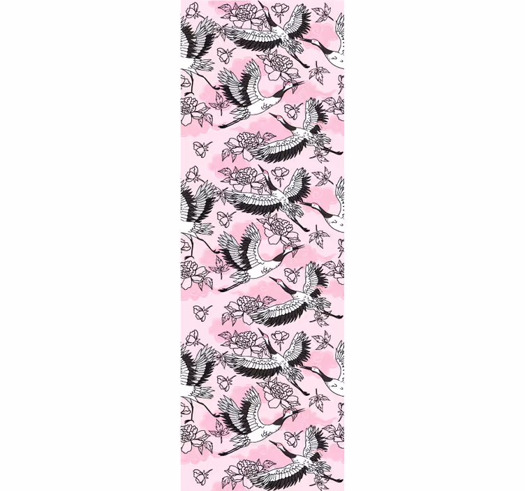 Butterfly Flight Pattern animal wallpaper - TenStickers