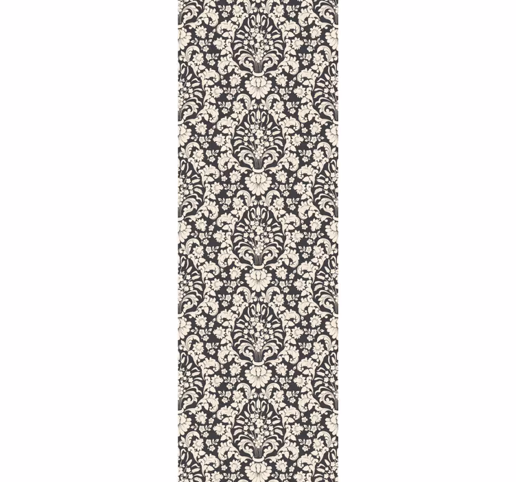Baroque wallpaper with baroque damask pattern - TenStickers