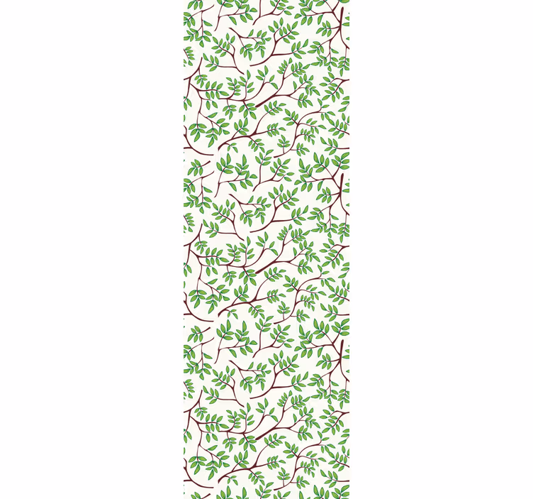 Botanical Branches leaf wallpaper - TenStickers