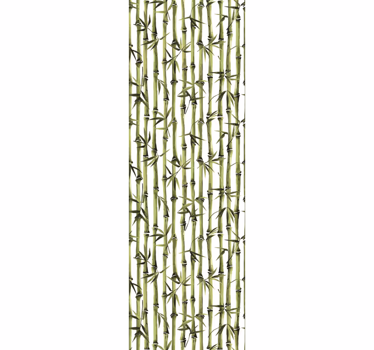Bamboo Pattern nature wallpaper - TenStickers