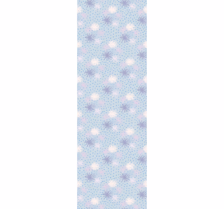 Dotted Floral Pattern polka dot wallpaper - TenStickers