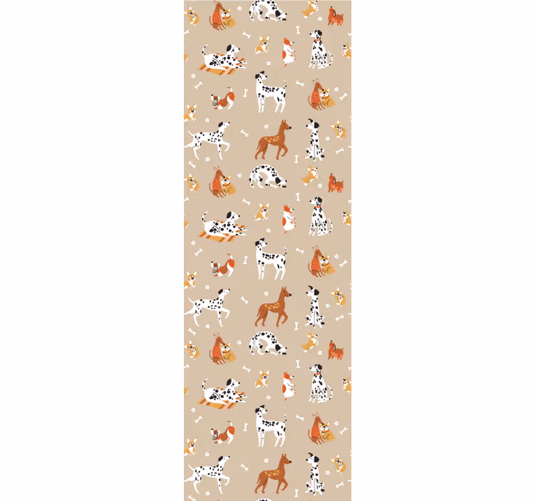 Animal wallpaper with playful animal designs - TenStickers