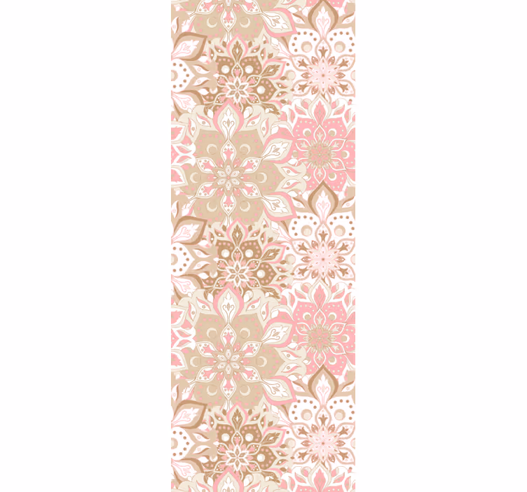 Floral Ornate Elegance ornamental flower wallpaper - TenStickers