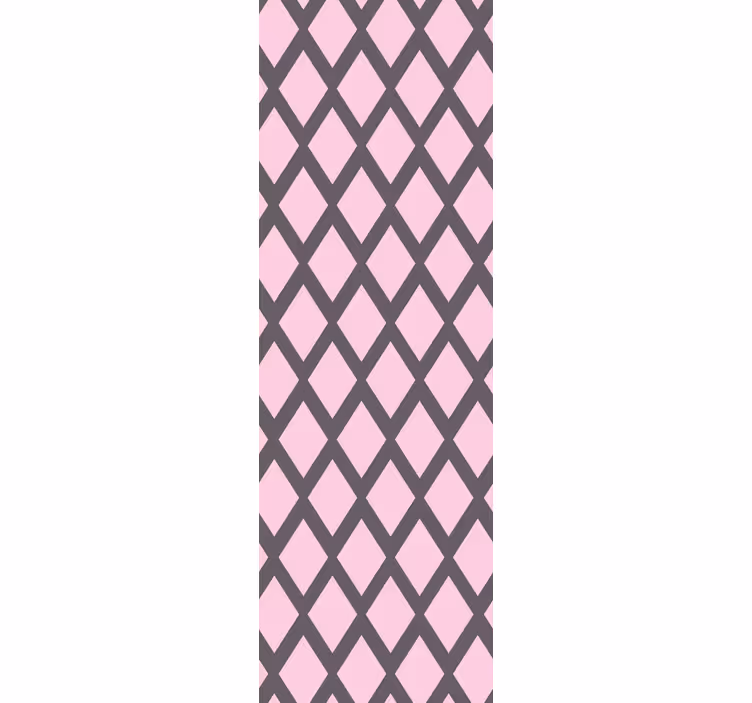 Pink diamond forms teenage bedroom wallpaper - TenStickers