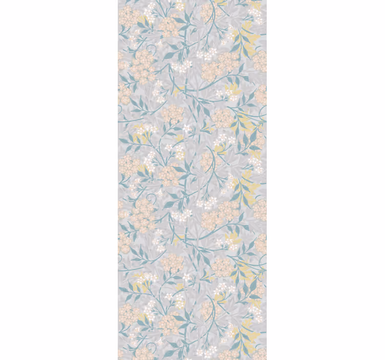 Floral Hydrangea Elegance flower wallpaper - TenStickers