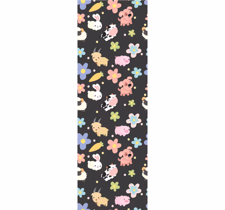 Animal wallpaper animal pattern delight - TenStickers