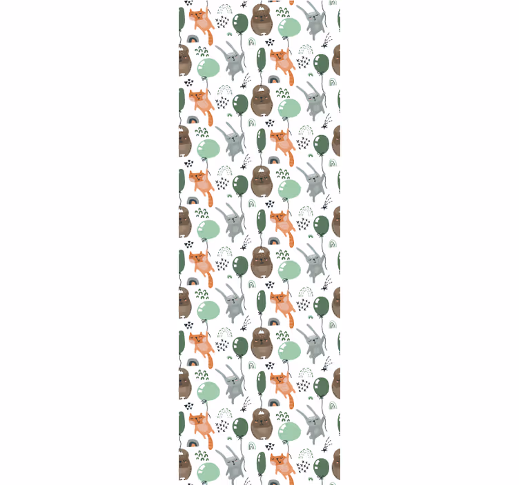 Animal wallpaper with forest animal designs - TenStickers