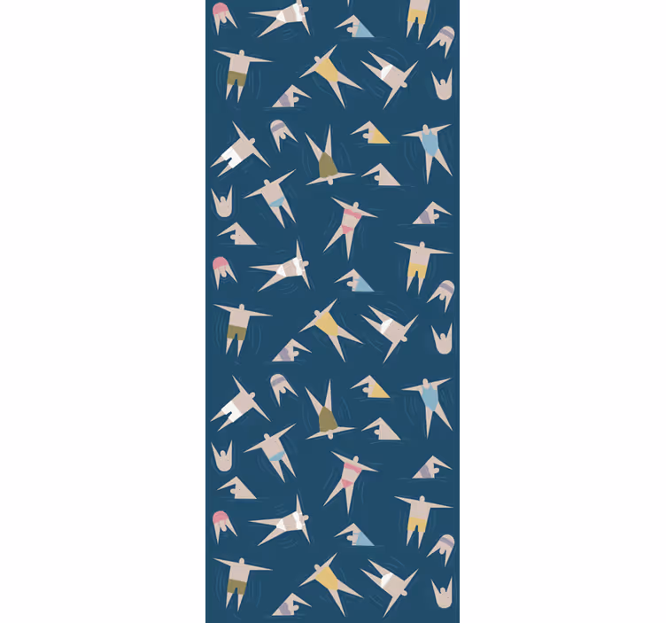 Flying Birds Pattern animal wallpaper - TenStickers