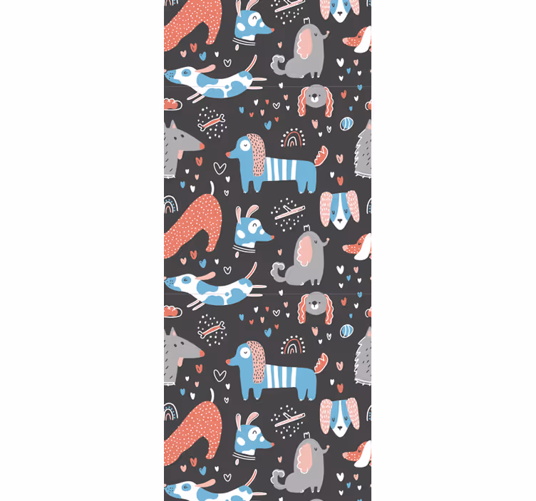Animal wallpaper with fun animal patterns - TenStickers