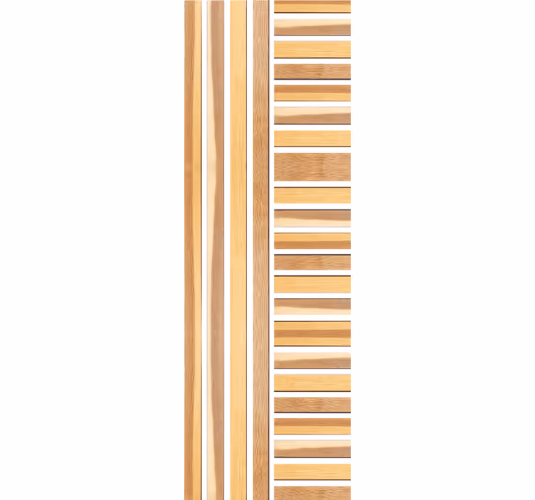 Lined Timber striped wallpaper - TenStickers