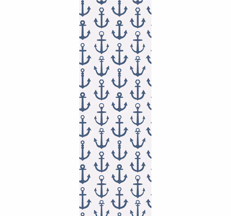 Anchor Pattern Design personalized wallpaper - TenStickers