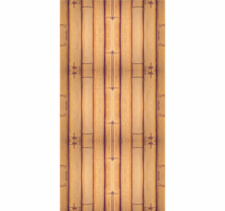 Bamboo Texture brick Wallpaper - TenStickers