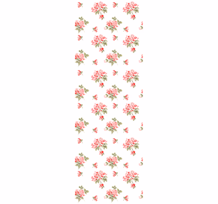 Vintage arrangements pattern flower wallpaper - TenStickers