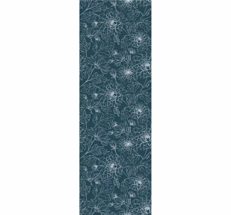 Floral Textured Elegance flower wallpaper - TenStickers