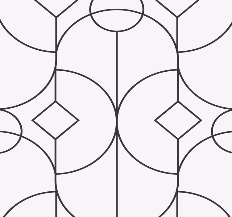 Classic style elegant ornamental wallpaper - TenStickers